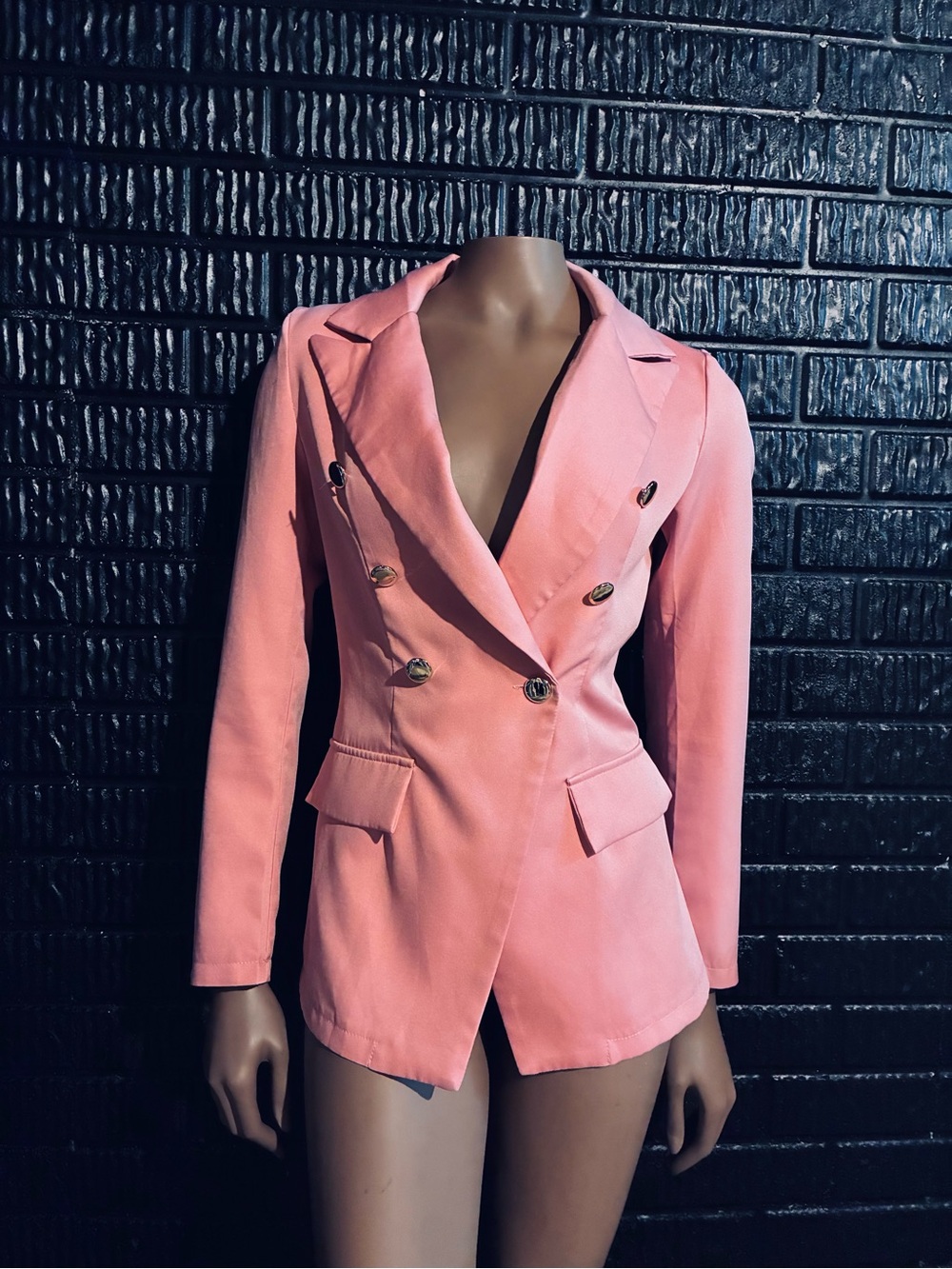 Pink Women's Blazer Jacket